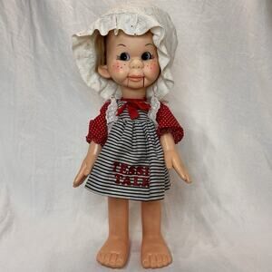 Vintage 1974 Horsman TESSIE TALK Ventriloquist Moving Mouth 18" Pull String Doll